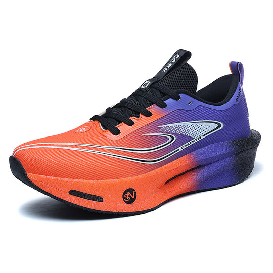 Unisex fließende Race-Performance-Sneaker mit hochprofilierter reaktiver Schaum-Zwischensohle und nahtlosem Leichtstrick-Obermaterial EB