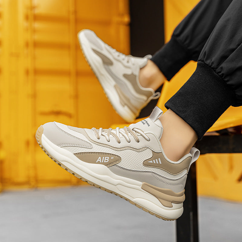 Damen sportliche und modische Sneakers mit rutschfester Laufsohle EB