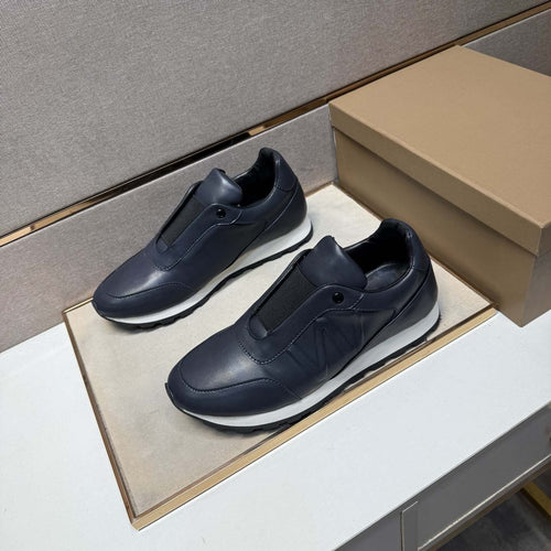 Damen Modische Slip-On Sneakers mit elastischem Einstieg und rutschfester Sohle EB