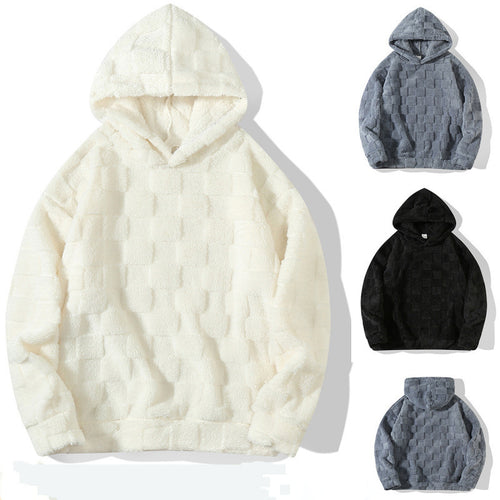 Damen Kuscheliger Fleece-Hoodie mit strukturiertem Design und Kapuze EB