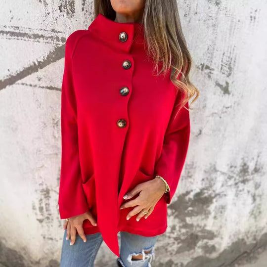 Damen Lässiger Oversized Cardigan EB