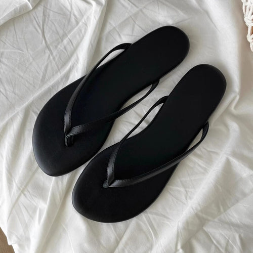 Damen komfortable Zehentrenner-Sandalen mit orthopädischem Fußbett und rutschfester Sohle EB