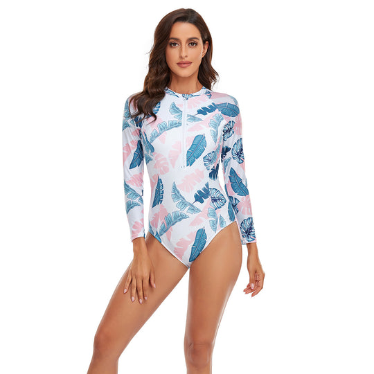 Damen Langarm-Schwimmanzug mit sportlicher Passform EB