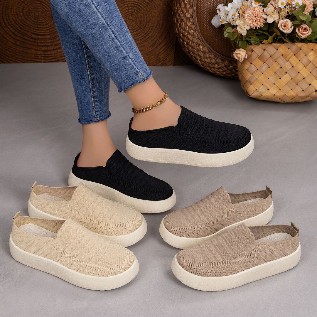 Damen Atmungsaktive und flexible Slip-On Sneakers EB
