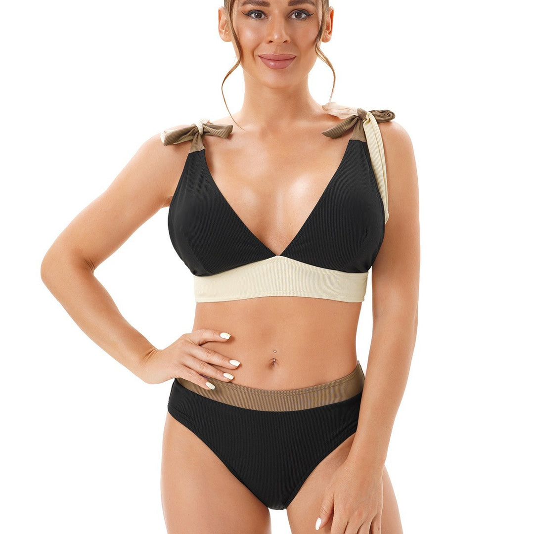 Damen Bikini mit modischen Schleifen EB