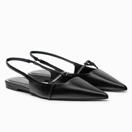 Damen elegante Slingback Ballerinas EB