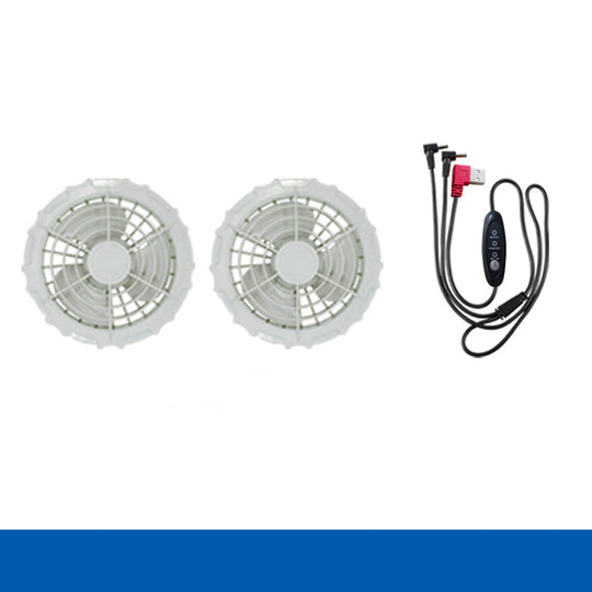 Herren nan belüftete Arbeitsweste mit integrierten Lüftern und Kapuze EB