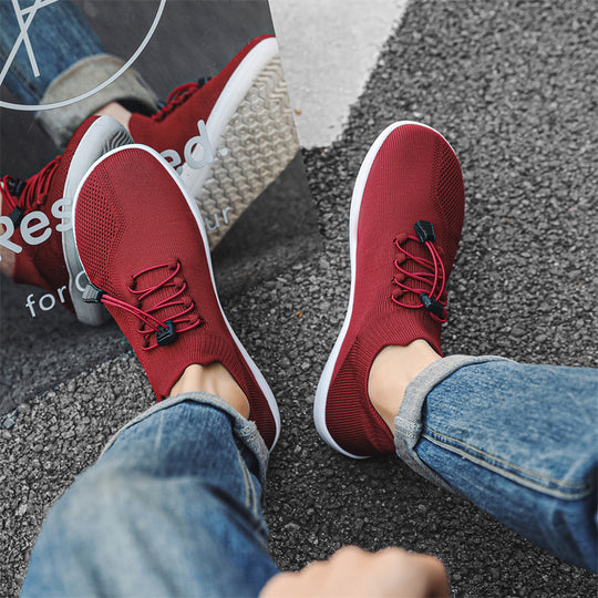 Damen Atmungsaktive Freizeit-Sneaker mit elastischem Schnellschnürsystem EB