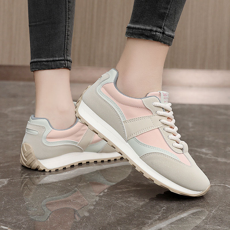 Damen Sportliche Sneaker mit gepolsterter Innensohle und atmungsaktiver Obermaterialstruktur EB