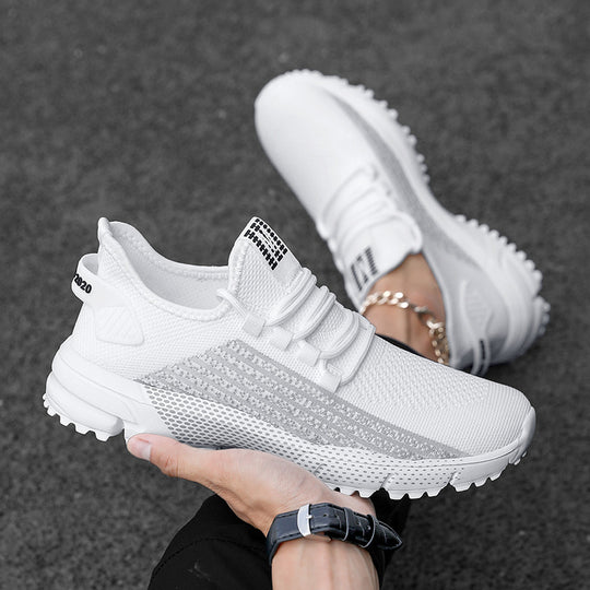 Damen Sportliche Sneakers mit rutschfester Profilsohle und atmungsaktivem Obermaterial EB