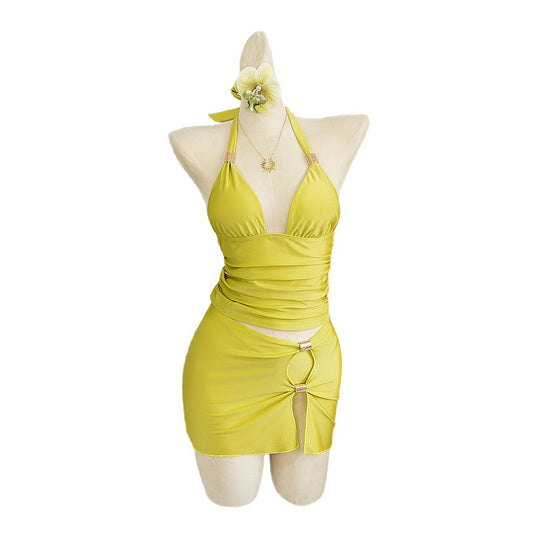 Damen Tankini mit modischem Röcken EB