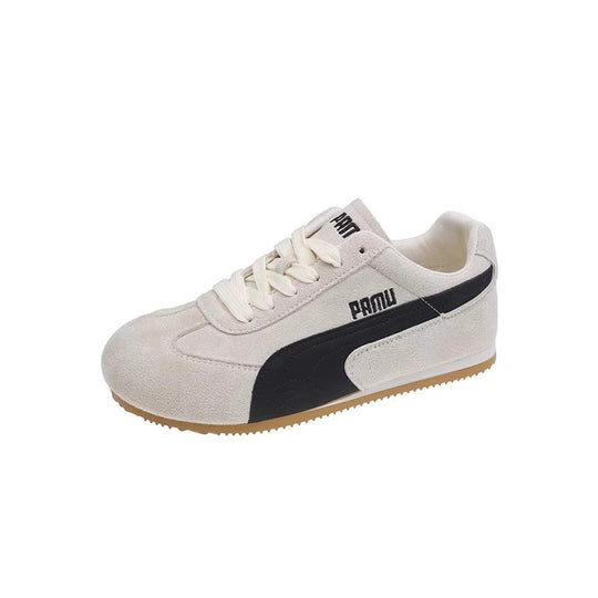 Damen Sportliche Sneaker mit hochwertigem Wildleder-Obermaterial und rutschfester Sohle EB