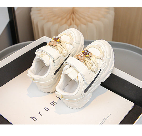 Damen Sportliche Sneaker mit niedlichen Figuren EB