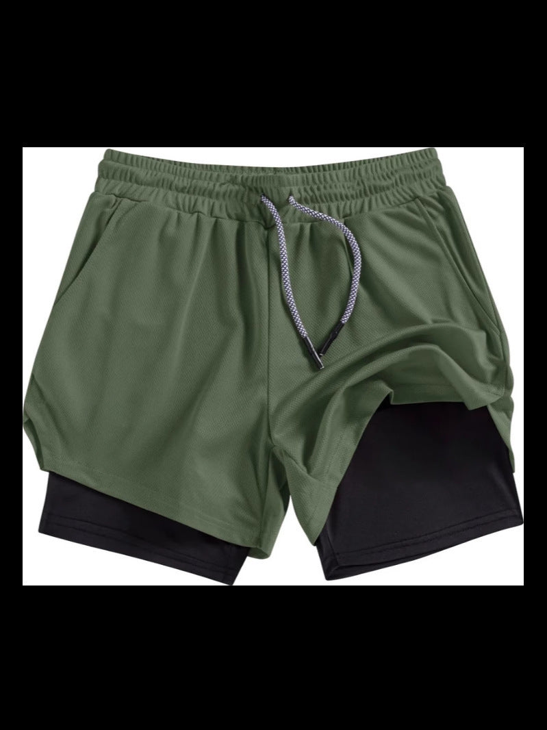 EB | Atmungsaktive Doppel-Shorts für Männer