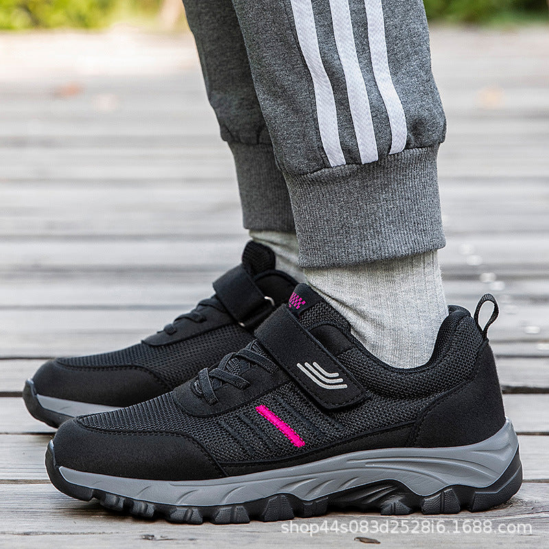 Damen Sportliche Outdoor-Sneaker mit verstellbarem Klettverschluss EB