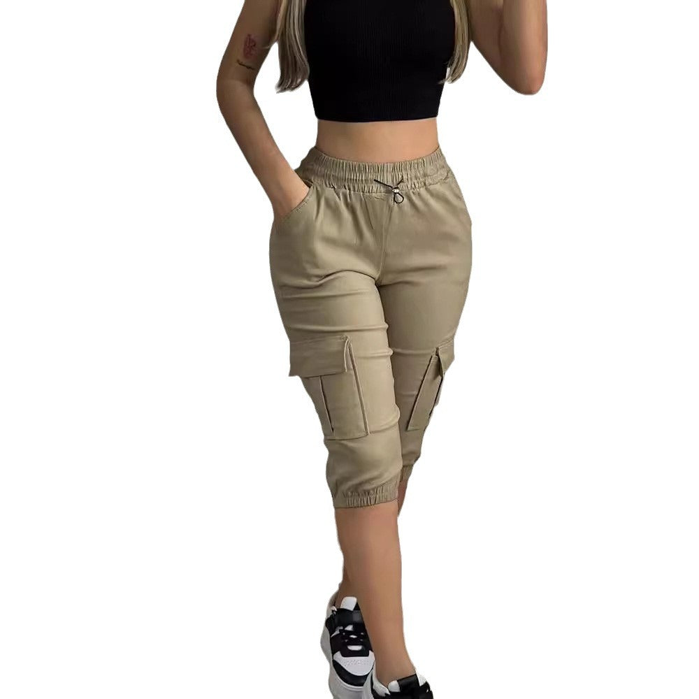 Damen Cargo-Jogginghose mit praktischen Taschen und elastischem Bündchen EB