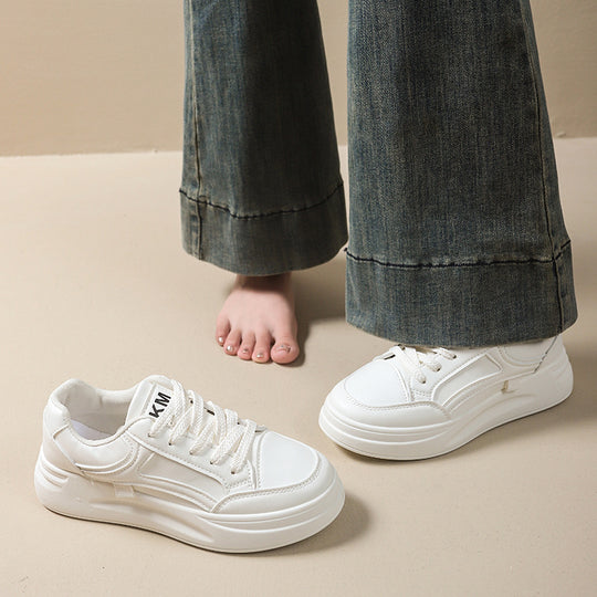 Damen Sportliche Sneakers mit dicker Sohle und weichem Innenfutter EB