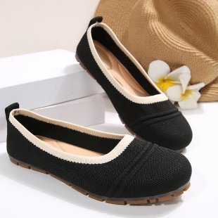 Damen Atmungsaktive und modische Slip-On Ballerinas EB