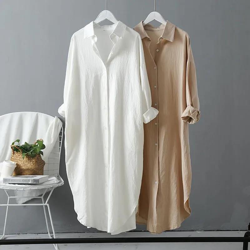 Damen oversized Blusenhemd in lässigem Schnitt mit Knopfleiste EB