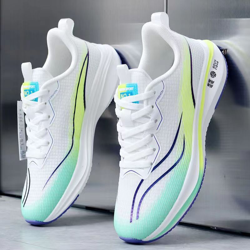 Damen Sportliche Laufschuhe mit dämpfendem Komfort und atmungsaktiver Oberflächenstruktur EB