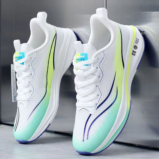 Damen Sportliche Laufschuhe mit dämpfendem Komfort und atmungsaktiver Oberflächenstruktur EB