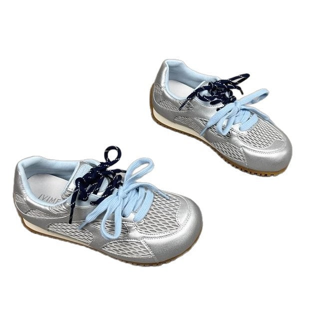 Damen sportliche Laufschuhe mit atmungsaktivem Mesh-Obermaterial und rutschfester Sohle EB