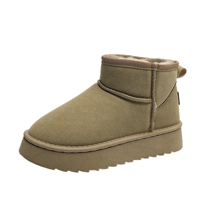Damen warme Winterstiefel mit flauschigem Innenfutter EB