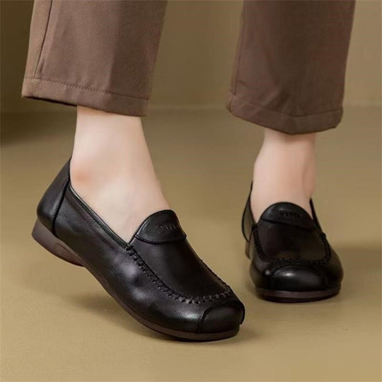 Damen Mokassins mit eleganten Nähten und bequemem Fußbett EB