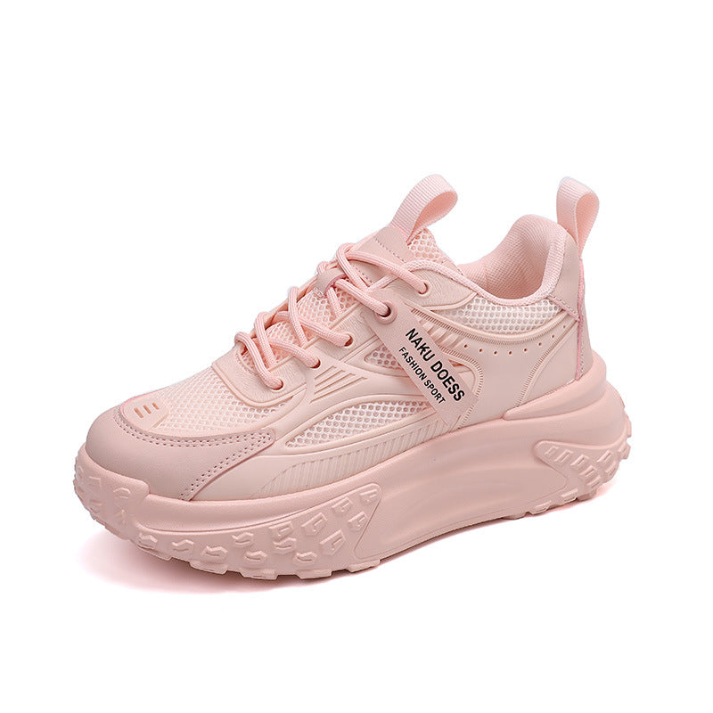 Damen Sportliche Sneakers mit atmungsaktiver Obermaterialstruktur und dämpfender Sohle EB