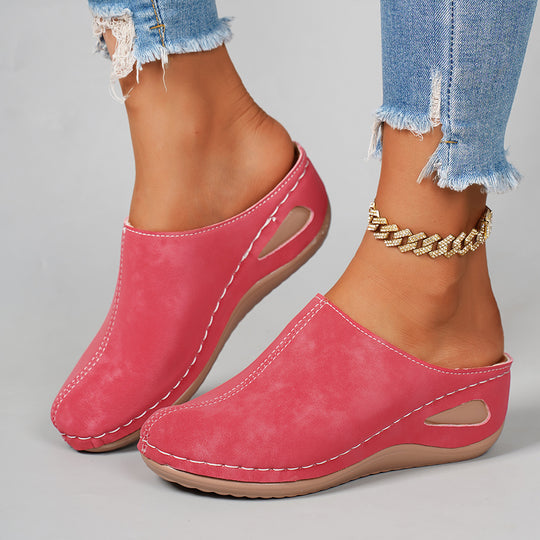 Damen Mules mit ergonomischem Fußbett und modischem Schnitt EB