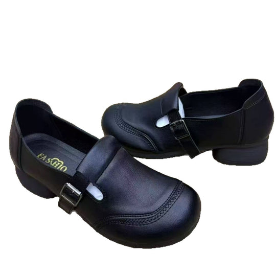 Damen Bequeme Clogs mit modischem Schnallen-Detail EB