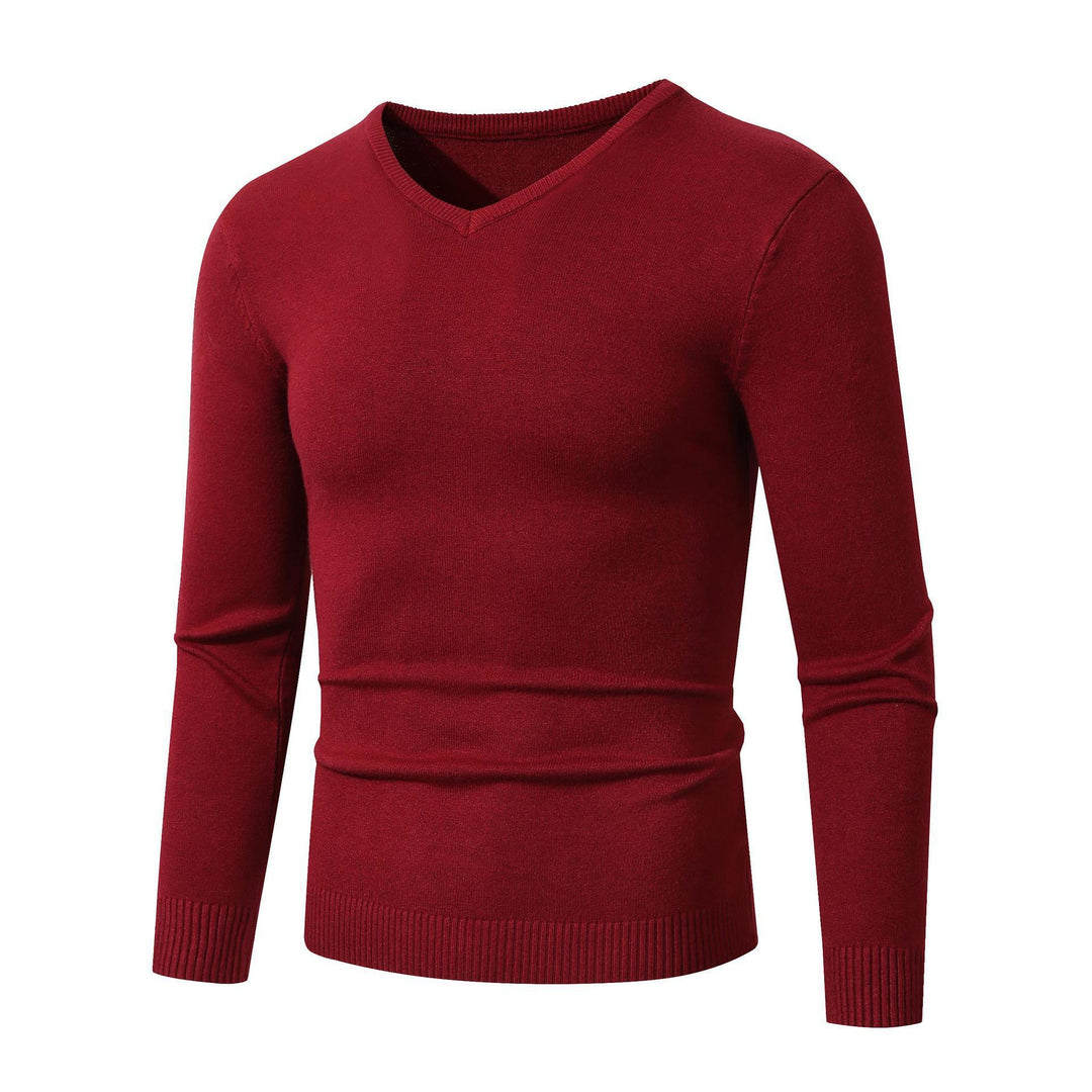 Herren eleganter V-Ausschnitt Pullover EB