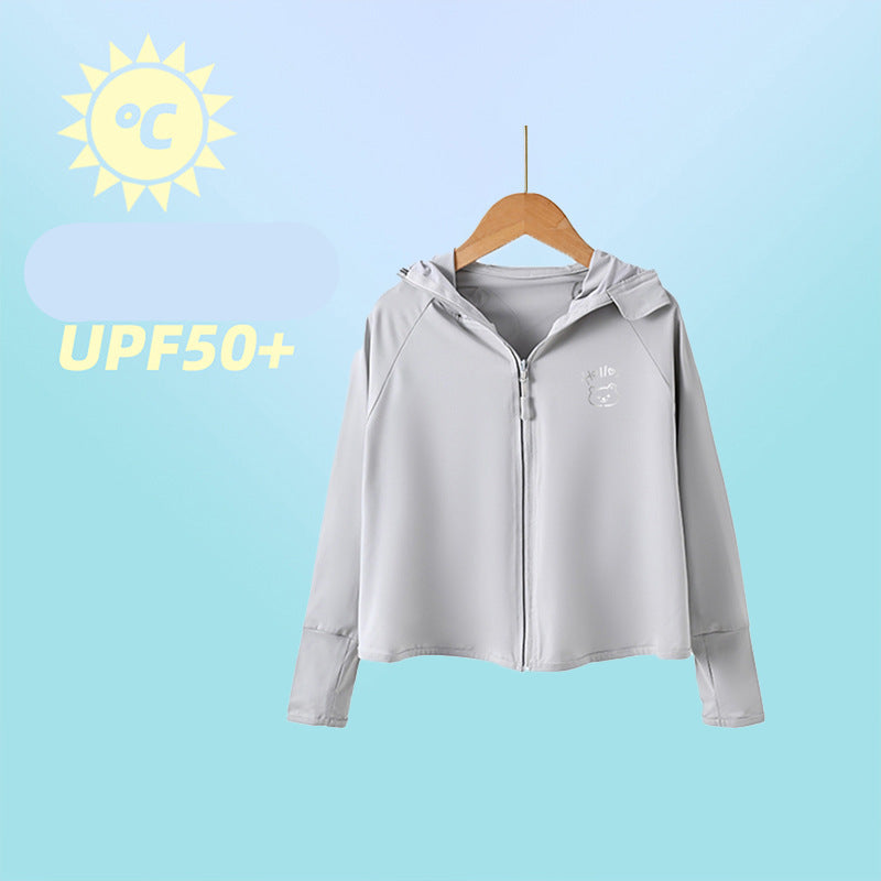Damen leichte UV-Schutzjacke mit Kapuze EB