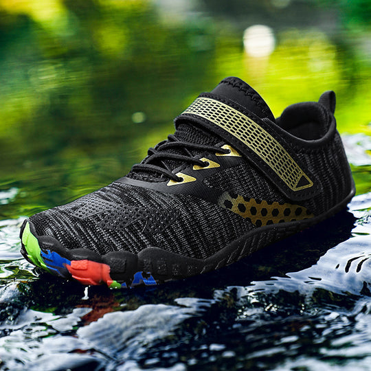 Damen Multifunktionale Sport-Sneaker mit rutschfester Sohle und elastischem Schnürsystem EB