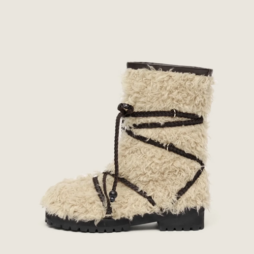 Damen Winterstiefel mit strapazierfähigem Obermaterial und kuscheligem Innenfutter EB