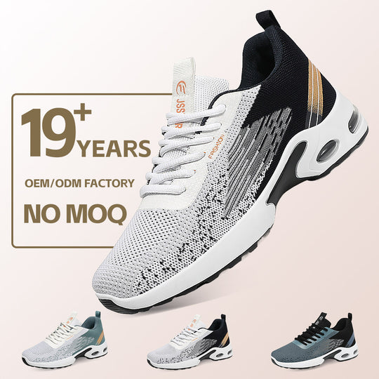 Damen Sportliche und atmungsaktive Sneakers mit rutschfestem Profil EB