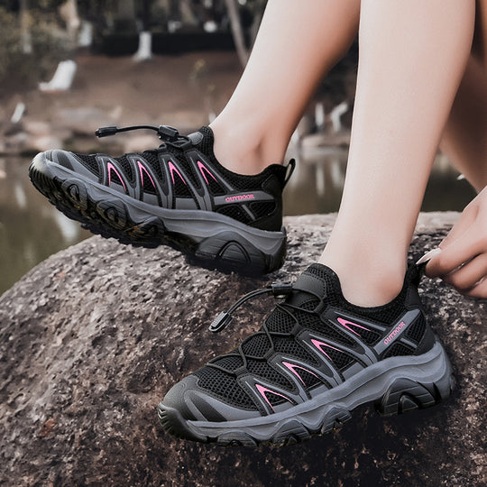 Damen Outdoor-Freizeitschuhe mit dämpfender Sohle und atmungsaktiver Oberseite EB