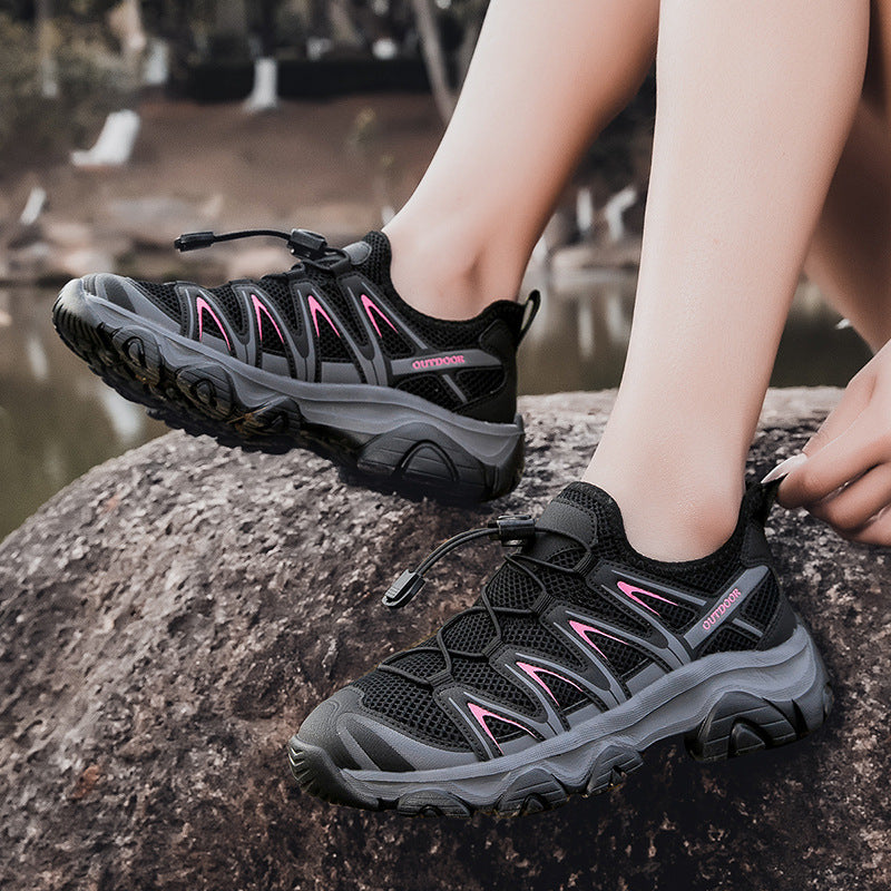 Damen Multifunktionale Outdoor-Sneaker mit praktischem Schnellschnürsystem EB