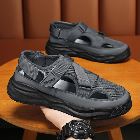 Damen Sportliche Sandalen mit stoßdämpfendem Sohlenprofil und atmungsaktiver Oberstruktur EB