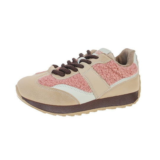 Damen Komfortable Sneakers mit weich gefüttertem Innenteil und atmungsaktiver Struktur EB