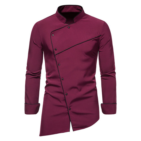 Herren Kochjacke mit modischen Akzenten und professionellem Schnitt EB