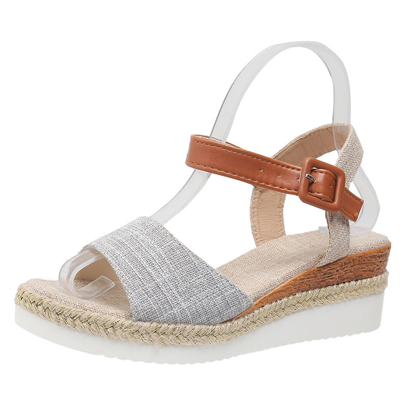 Damen Raffinierte Sandalen im Espadrille-Stil EB