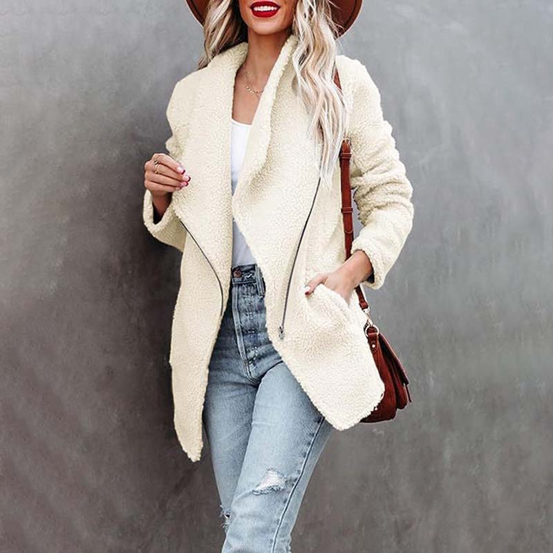 EB | Sherpa Jacke Polyester Weich, Warm