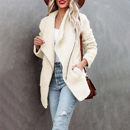 EB | Sherpa Jacke Polyester Weich, Warm