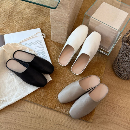 Damen Klassische Clogs aus hochwertigem Leder mit ergonomischem Fußbett und modischem Design EB