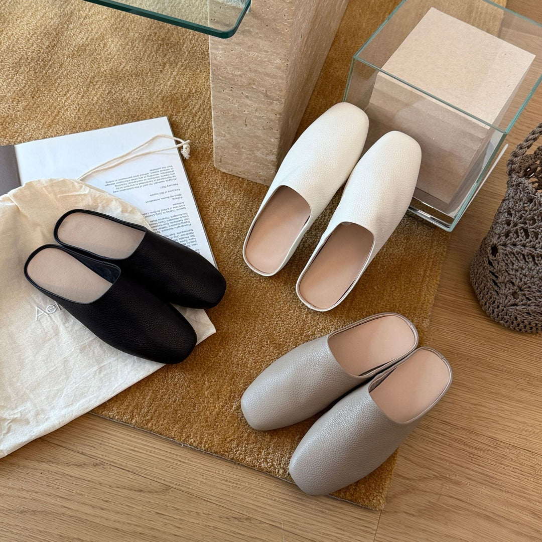 Damen Komfortable und elegante Clogs aus hochwertigem Leder EB
