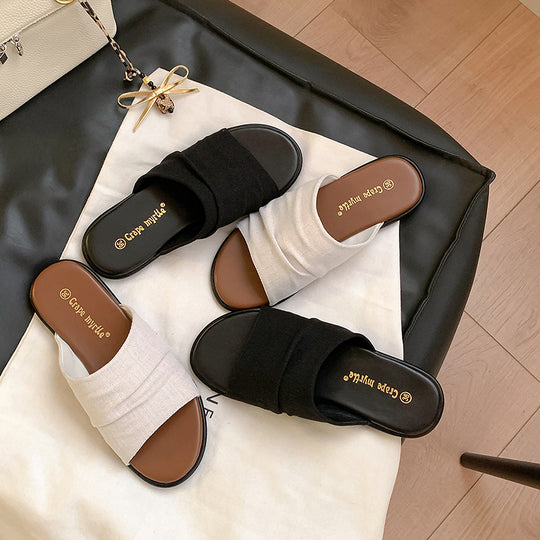 Damen Komfortable und schlichte Badeschuhe mit breitem Riemen EB