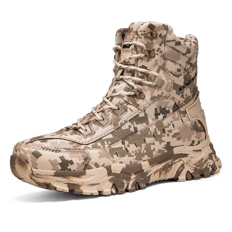 Damen Militärische Funktionsstiefel mit rutschfester Sohle und hohem Schaft EB