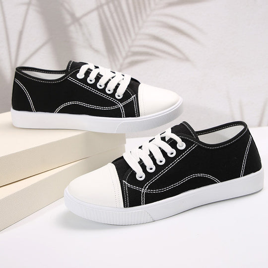 Damen klassische Sneaker mit atmungsaktivem Obermaterial und rutschfester Sohle EB