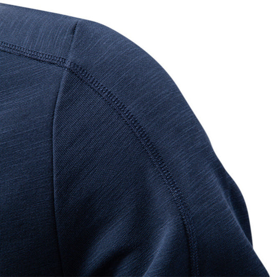 Herren Sportjacke mit modischem Stehkragen und elastischem Bund EB